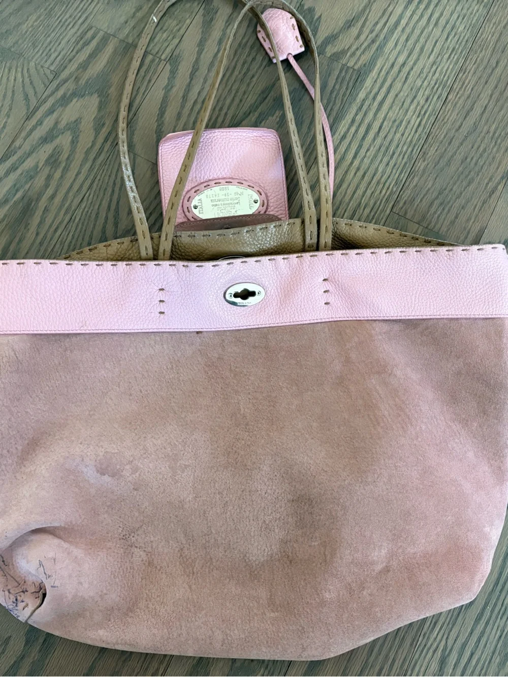 FENDI Soft Leather Tote Bag in Tan - Classic Everyday Carry